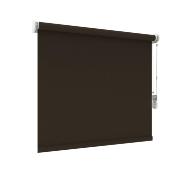GAMMA rolgordijn verduisterend draaikiepraam hout 1114 bruin