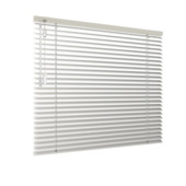 GAMMA aluminium jaloezie draaikiepraam kunststof/hout aluminium 5103 crème 25 mm