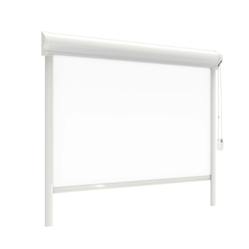 GAMMA rolgordijn verduisterend draaikiepraam kunststof/aluminium 1104 wit