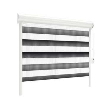 GAMMA duo rolgordijn lichtdoorlatend draaikiepraam kunststof/aluminium 4004 antraciet