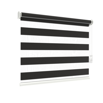 GAMMA duo rolgordijn deels verduisterend vast raam 4103 zwart