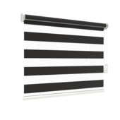 GAMMA duo rolgordijn deels verduisterend vast raam 4103 zwart