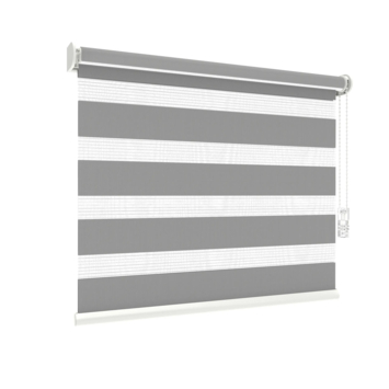 GAMMA duo rolgordijn lichtdoorlatend vast raam 4003 muisgrijs