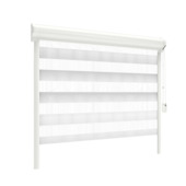 GAMMA duo rolgordijn lichtdoorlatend draaikiepraam kunststof/aluminium 4002 licht grijs