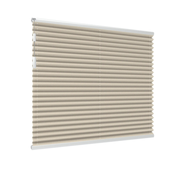 GAMMA store plissé simple fenêtre fixe 7135 taupe