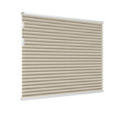 GAMMA store plissé simple fenêtre fixe 7135 taupe