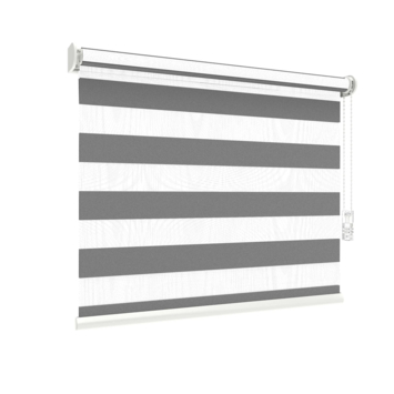 GAMMA store enrouleur duo fenêtre fixe 4102 gris