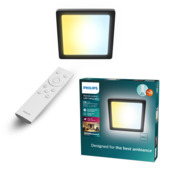 Plafonnier Philips Valen LED 13 W noir