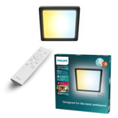 Plafonnier Philips Valen LED 17 W noir