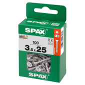 Spax schroef T-Star Plus geel 3,5x25 mm 100 stuks