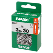Vis T-Star Plus Spax jaune 3,5x30 mm 75 pièces