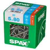 Vis inox A2 T-Star Spax 5x80 mm 80 pièces