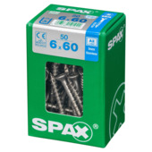 Vis Spax tête fraisée 6x60 mm inox A2 TX 50 pièces