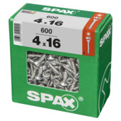 Spax universele schroef 4 x 16 mm wirox 600 stuks