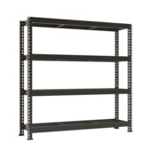 Handson industrieel opbergrek zwart 180x180x60 cm 300 kg draagkracht