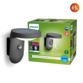 Philips solar buitenlamp Tyla LED met sensor zwart 18W 600 lm