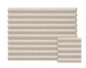 Kleurstaal GAMMA dupli plisségordijn lichtdoorlatend beige (kleurnr. 8230) op maat