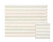 Échantillon store plissé double GAMMA translucide blanc 8241 sur mesure