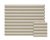 Kleurstaal GAMMA dupli plisségordijn lichtdoorlatend beige (kleurnr. 8234) op maat