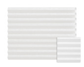 Échantillon store plissé double GAMMA translucide blanc 8236 sur mesure