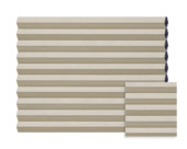 Échantillon store plissé double GAMMA occulant grisvert 8222 sur mesure