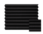 Kleurstaal GAMMA enkel plisségordijn lichtdoorlatend donkergrijs (kleurnr. 7227) op maat