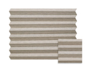 Kleurstaal GAMMA enkel plisségordijn lichtdoorlatend grijsgroen (kleurnr. 7226) op maat