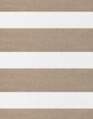 Échantillon store enrouleur duo GAMMA translucide taupe 4024 sur mesure