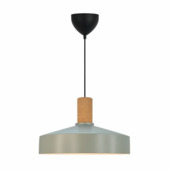 Nordlux hanglamp Elvas E27 cork zacht groen