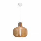 Nordlux hanglamp Hazo E27 naturel hout ø 43 cm
