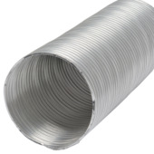 Flexible aluminium/PVC IVC Air ø90 mm 1,5 m