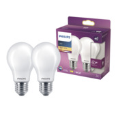 Philips LED peer E27 5,9 W mat niet dimbaar 2 stuks