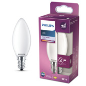 Philips LED kaars E14 6W wit mat niet dimbaar