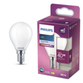 Philips LED kogel E14 3W wit mat niet dimbaar