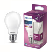 Philips LED peer E27 7,8W wit mat niet dimbaar
