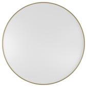 Haceka badkamerspiegel Deco geborsteld goud Ø 60 cm rond
