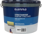 Peinture structurée GAMMA 10L blanc mat