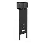 Borne de jardin Niko Hydro noire 2 prises 