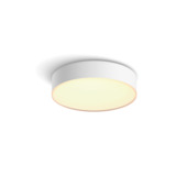 Philips Hue plafondlamp Enrave wit - warm tot koelwit licht 10W - Ø 26 cm - met 1 dimmer switch