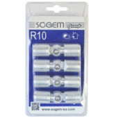 Sogem scharnierende koppeling voor reling R10