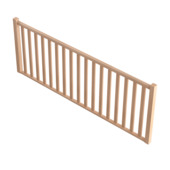 Garde-corps avec balustrade moulurée Savoie 320 cm