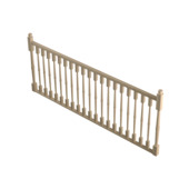 Provence borstwerng type "T" met gedraaide balustrade 320 cm