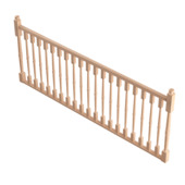Garde-corps type T avec balustrade tournée Savoie 320 cm