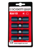 RA10 scharnierende koppelingen voor aluminium RAL 7016 relingen 4 stuks