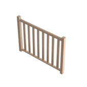 Garde-corps Sogem + 2 poteaux pour escalier Square Luxe
