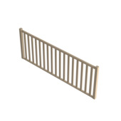 Garde-corps type A avec balustrade moulurée Jura 320 cm