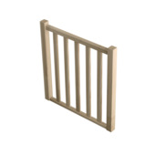 Garde-corps type A avec balustrade moulurée Provence 100 cm