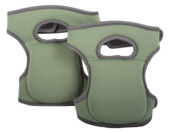 Kniebeschermers memoryfoam groen