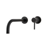 Mitigeur de lavabo encastré Marho Valdra Slim noir mat