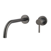 Mitigeur de lavabo encastré Marho Valdra Slim gris canon